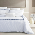 Conjunto de cama branco conjunto de cama de hotel branco